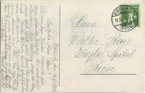 Zürich - Neue Universität - Edition Photoglob Zürich