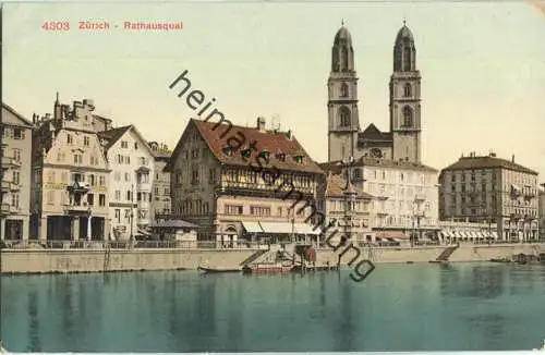 Zürich - Rathausquai - Edition Photoglob Zürich