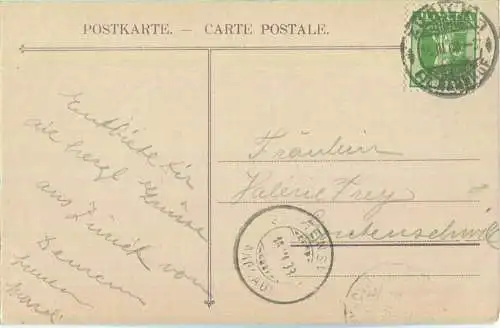 Zürich - Seebrücke und Bellevue