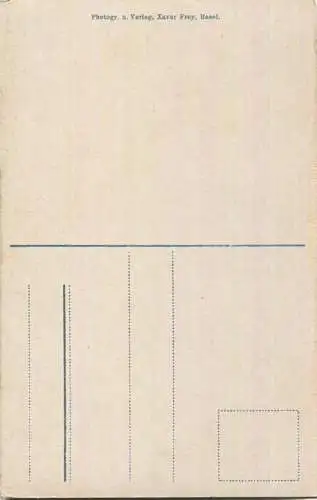 Basel - Fischmarktbrunnen - Verlag Xaver Frey Basel