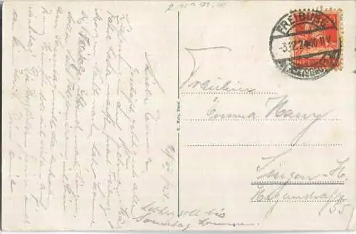 Basel - Mittlere Rheinbrücke - Verlag G. Metz Basel