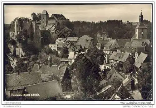 Hohnstein 1957 - Foto-AK