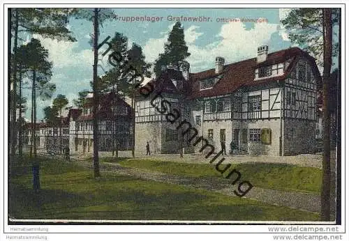 92655 Grafenwöhr - Truppenlager - Offiziers-Wohnungen - Feldpost