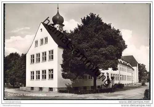 Crailsheim - Leonhardschule - Foto-AK