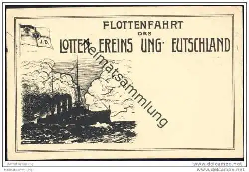Flottenfahrt des Flottenvereins Jung Deutschland