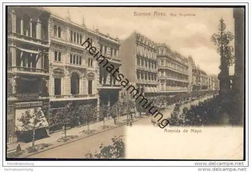 Buenos Aires - Avenida de Mayo ca. 1900