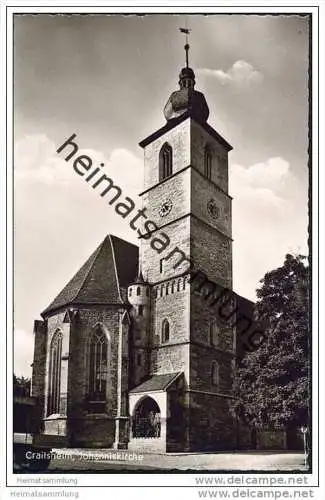 Crailsheim - Johanniskirche - Foto-AK