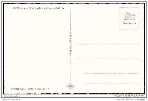 Crailsheim - Schwimmbad - Foto-AK