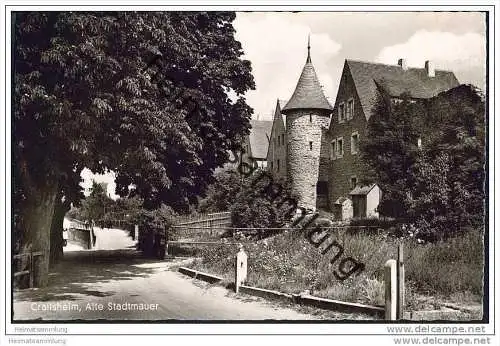 Crailsheim - Alte Stadtmauer - Foto-AK