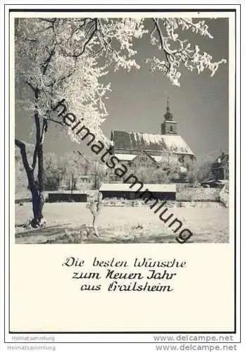 Crailsheim - Neujahrskarte - AK-Grossformat