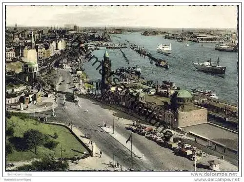 Hamburg - Hafen - Foto-AK Grossformat
