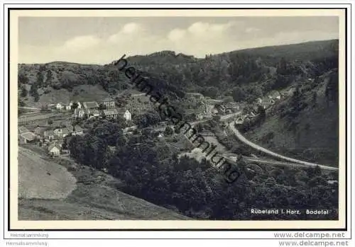 Rübeland im Harz - Bodetal - Foto-AK