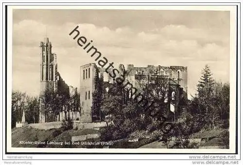 Klosterruine Limburg - Foto-AK