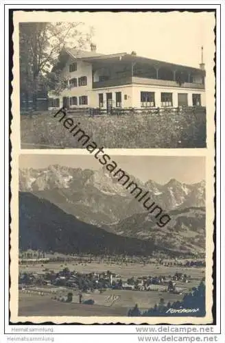 Farchant Gasthof Kuhflucht Besitzer Hans Deuschl - Foto-AK