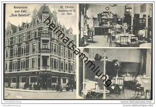 Hannover - Restaurant und Cafe zum Bahnhof - W. Tholen Raschplatz 12