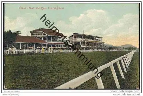 Indien - Poona - Grand Stand and Race Course - ca. 1910