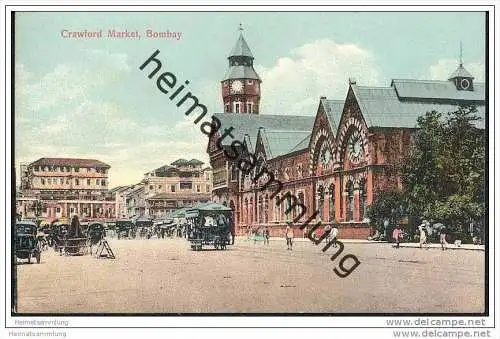 Indien - Bombay  - Crawford Market - ca. 1910