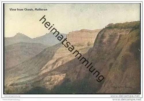 Indien - Matheran - View from Chowk - ca. 1910
