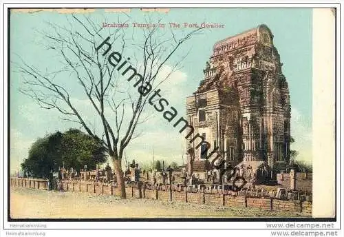 Indien - Gwalior - Brahmin Temple in the Fort - ca. 1910