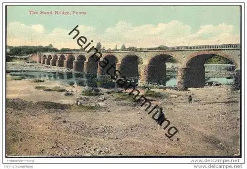 Indien - Poona - The Bund Bridge - ca. 1910