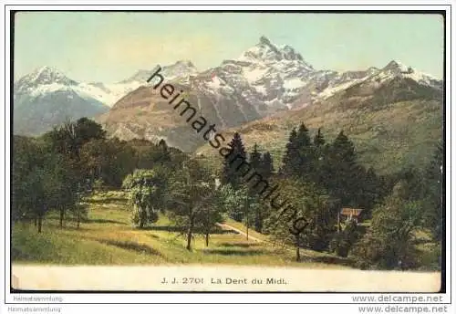 La Dent du Midi ca. 1910