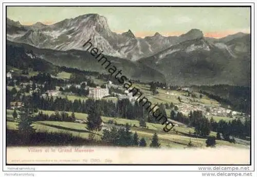 Villars et le Grand Muveran ca. 1900