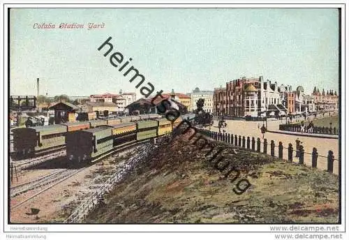 Indien - Yard - Colaba Station - ca. 1910