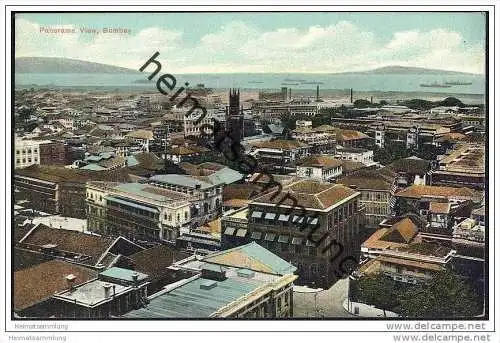 Indien - Bombay - Panorama View - ca. 1910