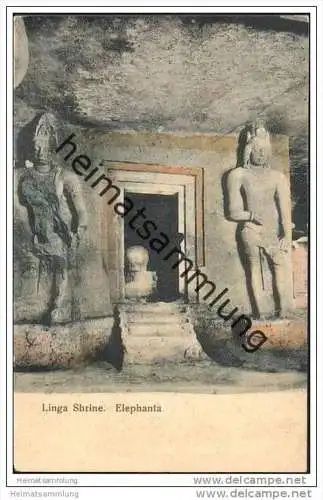 Indien - Elephanta - Linga Shrine - ca. 1910