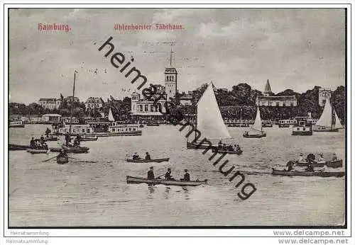 Hamburg - Uhlenhorst - Fährhaus - Segelboote