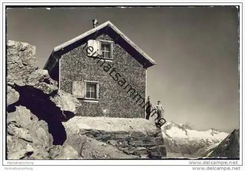 Mischabel-Hütte - Foto-AK 1942