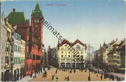 Basel - Marktplatz - Verlag Wilhelm Frey Basel
