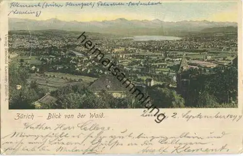 Zürich - Blick von der Waid - Verlag Reinhold Kummer Zürich