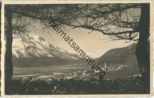 Samaden - Foto-AK - Verlag G. Sommer Samaden - Rückseite beschrieben 1925