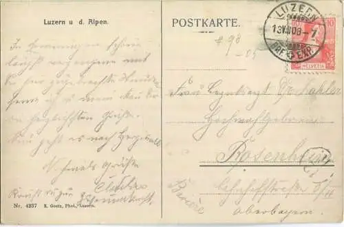 Luzern - Verlag E. Goetz Luzern