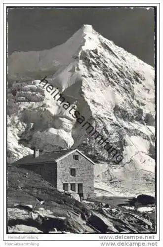 Cabane du Mountet - Obergabelhorn - Foto-AK 40er Jahre