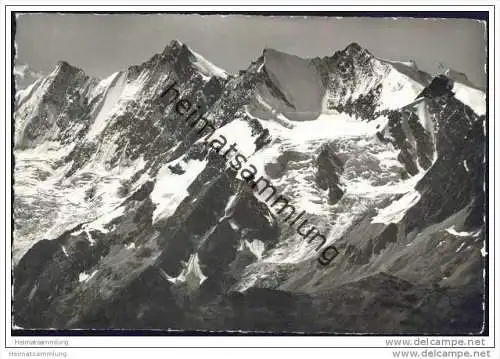 Weissmieshütte - Tätschhorn - Dom - Lenzspitze - Nadelhorn - Stecknadelhorn - Hohberghorn - Foto-AK