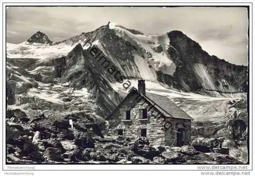 Cabane de Moiry - Dt. des Rosses et Pointe de Mourty - Foto-AK