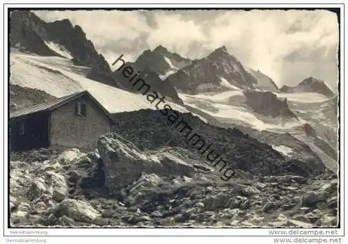 Cabane de Saleinaz - Les Darreys - Grande Luis - Foto-AK 30er Jahre