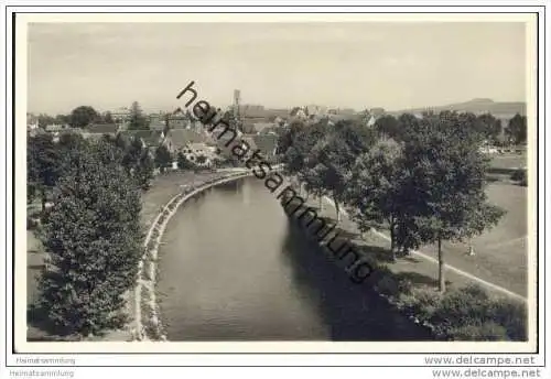 Riedlingen an der Donau mit Bussen - Foto-AK