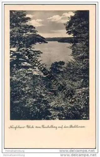 Neuglobsow - Blick vom Fenchelberg auf den Stechlinsee