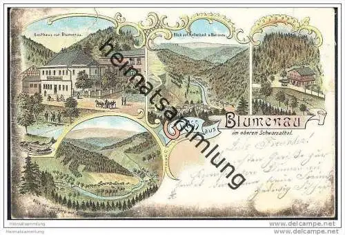 Mellenbach-Glasbach - Blumenau - Gasthaus - Zirkel