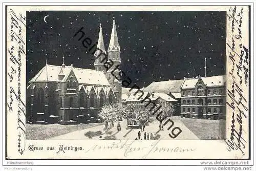 Meiningen - Winter - Nacht