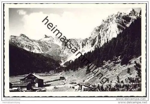 Alpenwirtschaft Schlickeralm - Foto-AK