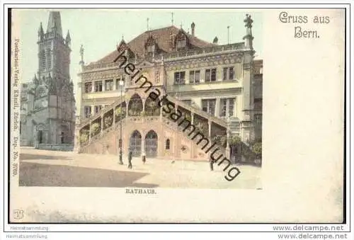 Gruss aus Bern - Rathaus ca. 1900