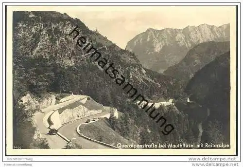 Mauthäusl - Queralpenstrasse - Foto-AK