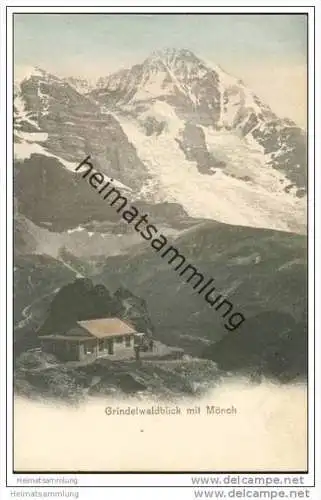 Grindelwaldblick mit Mönch ca. 1900