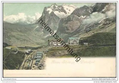 Kleine Scheidegg und Wetterhorn ca. 1900