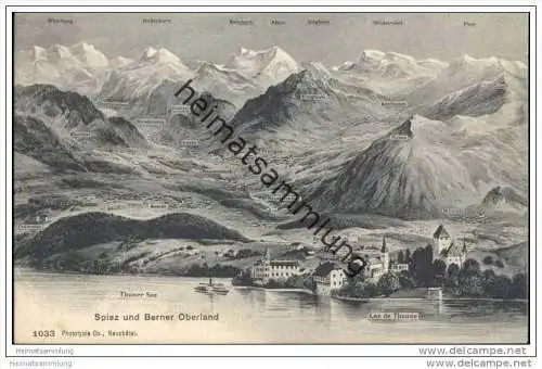 Spiez und Berner Oberland ca. 1905