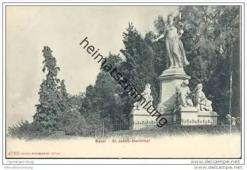 Basel - St. Jacob-Denkmal ca. 1900